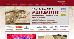 Desktop Screenshot of museum-berger.de